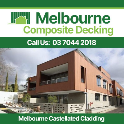 castellated composite cladding in Melbourne multi-unit development