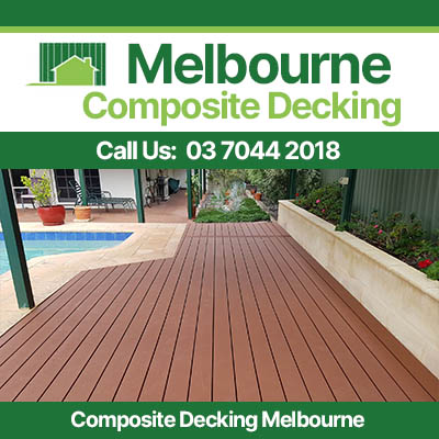 New composite deck with timber appearance in Melbourne