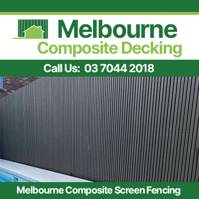 Melbourne Composite Screen Fencing in vertical slat privacy fence